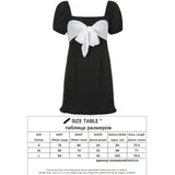 Amozae  Lace Bow Patchwork Split Dress   Vintage 90s Aesthetic Milkmaid Korean Bodycon Dress Female Kawaii Cute Clothes