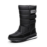 Amozae Men Boots Platform Woman Snow Boots For Men Thick Plush Waterproof Slip-Resistant 2022 Winter Keep Warm Shoes Plus Size 34 - 47