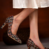 DoraTasia Brand Design Elegant Concise Women's Pumps Autumn Spring Thin High Heels Ladies Shoes Classic Temperament Ladies Shoes