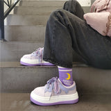Amozae- Sneakers Women's Sports Shoes Lolita Kawaii Harajuku Platform 2024 Spring Tennis Casual Basket Vulcanize Running Anime Trainers