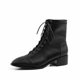 Amozae-krazing pot new online star flock microfiber wholesale customer cross-tied med heels 4cm Chelsea boots round toe ankle boots l78