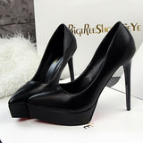 Amozae-Women Extreme 12cm High Heels Pumps Lady   Tacones Heels Prom Pumps Female Escarpins Platform Fetish Stripper Shoes