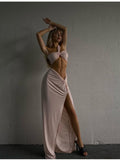 Amozae Summer White Crop Top Long Skirts Two Piece Set Women Beach Party Club   One Shoulder Twist Pleats 2 Piece Outfits