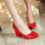 Amozae Fashion High Heels Pumps Women Shoes Elegant   Pointed Toe Shoes Woman Fashion Red White Pink Heels Office Wedding Shoes Lady