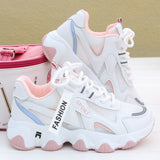 Amozae- Pop Shoes Women's Fashion  Women's Shoes Versatile Sports Shoes Show Foot Spring Summer Mesh Breathable Shoes Women's Shoes