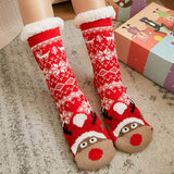 Back to College Women's Slippers Warm Sock with Fur Short Plush Slippers Indoor Cartoon Slippers Home Soft Bedroom Shoes for Woman