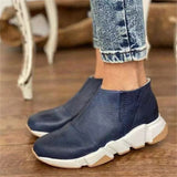 Amozae  Spring Retro Shoes Women New High Top Side Zipper Ladies Pointed Toe Comfy Shoes 35-43 Large-Sized Female Ankle Boots AA9