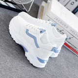 Women Sneakers Fashion Casual Shoes Woman Comfortable Breathable White Flats Female Platform Sneaker