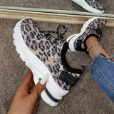 Christmas Gift Women Vulcanized Shoes Lace Up Casual Sneakers Flats Ladies Platform Mesh Breathable Walking Plus Size Female Shoe 2021 New