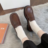 Amozae mary jane shoes loafers lolita shoes boots Japanese Student Shoes Girl Lolita Shoes JK Commuter Uniform Shoes Casual platform