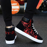 Amozae Fashion Men Shoes New Men Casual Shoes High Top Sneakers Men Vulcanized Shoes Platform Sneakers Quality Mens Sneakers Masculinas