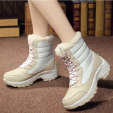 Women Boots Winter Shoes Women Snow Boots Women Plus Size Hot Platform Boots Winter Female Warm Botas Mujer 2020 White Booties