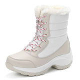 Women Boots Winter Shoes Women Snow Boots Women Plus Size Hot Platform Boots Winter Female Warm Botas Mujer 2020 White Booties