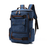 Back to college Men's Backpack Vintage Canvas Backpack School Bag Men's Travel Bags Large Capacity Backpack  Laptop Backpack Bag High Qualit