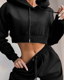 Amozae Hirigin 2022 Winter Fashion Outfits For Women Tracksuit Hoodies Sweatshirt And Sweatpants Casual Sports 2 Piece Set Sweatsuits