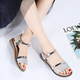 Amozae  Summer Women Sandals,Shoes Woman Vintage Ladies Flat Gladiator Sandals Shoes Platforms zapatos mujer