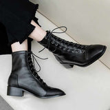 Amozae-krazing pot new online star flock microfiber wholesale customer cross-tied med heels 4cm Chelsea boots round toe ankle boots l78