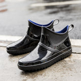 Amozae  Non-slip Rain Boots Men Waterproof Shoes Plush Warm Fishing Shoes Non-slip Slip-on Winter Boots Men Zapatos De Mujer Rain Boots9