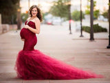 Lace Maxi Dress Long Sleeve Maternity GownPregnant Women Clothes Photography Pregnancy Dress Maternity Dresses for Photo Shoot