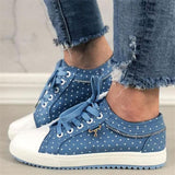 Amozae 2022 Summer autumn New Women's Hollow Denim Sneakers Flat Casual Sports Female Shoes Breathable Cloth Shoes Student Mesh Shoes