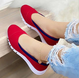 Amozae Ladies Handmade Solid Color Women Shoes Classic Casual  Flat Heel Shoes Comfortable Non-slip Fashion Zapatos De Mujer Sneakers
