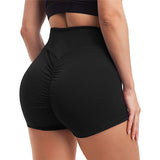 Amozae-Back to school     Female Shorts   New High-Quality High Waist Sports Shorts Workout Fitness Breathable Comfortable Solid Color Shorts