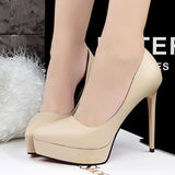 Amozae-Women Extreme 12cm High Heels Pumps Lady   Tacones Heels Prom Pumps Female Escarpins Platform Fetish Stripper Shoes