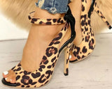 SHY Leopard Bow Pumps Women High Heels Pointed Toe Stiletto Pumps   Party Woman Black Wedding Shoes Dropshipping