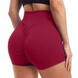 Amozae-Back to school     Female Shorts   New High-Quality High Waist Sports Shorts Workout Fitness Breathable Comfortable Solid Color Shorts