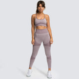 Amozae Seamless Women Yoga Set Workout Shirts Sport Pants Bra Gym Suits Fitness Shorts Crop Top High Waist Running Leggings Sports Sets