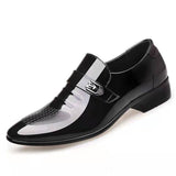 Amozae  Large Sizes Man Formal Leather Shoes Elegant Dress Shoes For Men Italian Pointed Man Casual Society Loafers Shoe Male Footwear
