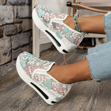 Amozae Fashion Embroidery Loafers Shoes for Women 2023 Summer Breathable Mesh Platform Sneakers Woman Comfortable Slip On Casual Shoes