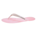 Amozae-Back  To School Outfit   Women Transparent Slippers Female Crystal Flip Flops 2024 Women's Summer Slides Ladies Beach Casual Flats Plus Size Footwear