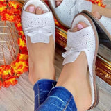 Amozae Outfit  Amozae Summer Bowknot Sandals Women Shoes Sandals 2024 Woman Hollow Out Women Shoe Slip On Women Sandals Slipper Women Shoes