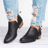 Amozae Winter Boots Women Fashion Warm Women Wedge Heels Ankle Boots Plus Size Casual Shoes Zip Women's Chelsea Boots Botas Mujer