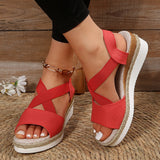 Amozae Fashion Summer Wedge Sandals for Women Lightweight Platform Gladiator Shoes Woman Plus Size Non Slip Casual Sandalias Mujer 2023