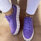 Amozae  Back to school  Women Mixed Color Sneakers Graffiti Vulcanized Woman Lace Up Canvas Flats Female Shoes Ladies Summer Footwear Plus Size 43