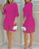 Amozae-hoco dresses  Women's Dresses 2024 Spring Fashion Peacock Print Casual Round Neck Long Sleeve Daily Mini Loose Dress