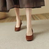 Christmas Gift New Spring Autumn Flats Shoes Women Flats Heel Ballet Square Toe Shallow Slip On Loafer Zapatos De Mujer Women Shoes