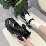 Back to college Lolita Shoes Women Japanese Style Vintage Soft Sister Girls High Heels Waterproof Platform College Student Cosplay Costume Shoes