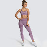 Amozae Seamless Women Yoga Set Workout Shirts Sport Pants Bra Gym Suits Fitness Shorts Crop Top High Waist Running Leggings Sports Sets