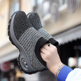 Amozae Women Sneakers Fashion Breathable Mesh Casual Shoes Platform Sneakers Increasing Woman Vulcanize Shoes Walking Zapatillas Mujer