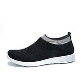 Back to school Amozae  2023 Women Mesh Elastic Band Sneaker Woman Breathable Vulcanized Slip On Woman's Female Ladies Summer Plus Size 43 Footwear