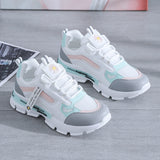 Amozae Sneakers For Women 2023 Designer Platform Casual Sports Running Shoes Female Students Match Color Fashion Sneaker Chunky Mujer