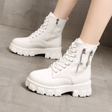 Christmas Gift Winter Boots Women's Ankle Boots Platform Fashion Shoes Woman Warm Plush Boots Autumn Flat Boots Snow Boots Ladies
