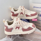 Graduation Gift Big Sale  Korean Platform Casual 2022 New Women Pink White Sports Flat Shoes Sneakers Vulcanize Tennis Basket Lolita Rubber Sole