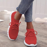 Woman Sneakers Breathable Light Women's Footwear 2021 Vulcanized Shoes Lace Up Comfort Flats Walking Shoes Casual Female